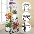 thumbnail image 3 of 32'' Height 5 Potted Plant Stand Multiple Flower Pot Holder Shelves Planter Rack Storage Organizer Display for Indoor Garden Balcony, 3 of 11