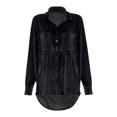 thumbnail image 4 of Vedolay Cardigans for Women Solid Color Knit Single Coat for Winter Black,L, 4 of 4