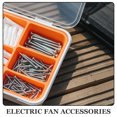 thumbnail image 2 of Minkissy 1Set Electric Fan Cooling Five-Blade Design Plastic As Material for Ceiling and Table Fans, 2 of 8