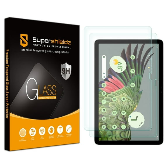 Supershieldz (2 Pack) Designed for Google Pixel Tablet (11 inch) Screen Protector, (Tempered Glass) Anti Scratch, Bubble Free