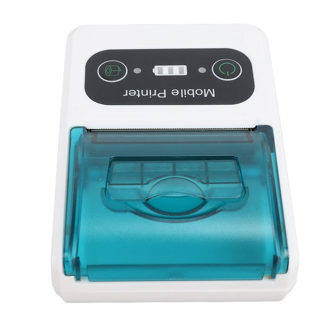 BT Thermal Receipt Printer, 58mm Toothed Blade Design, Portable Small Thermal Printer for Office Retail Store Restaurant