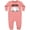 Mauve, variant on My Dad Saves Lives Ambulance Baby Fleece Romper