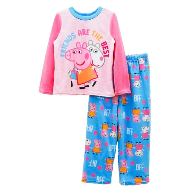Peppa Pig Cotton Long Sleeve Pyjama Set 2 Pack | Australia
