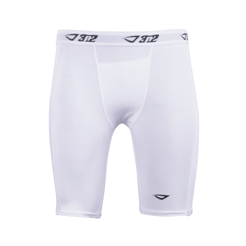 Men's Baseball Slider Shorts White (Large)