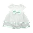 thumbnail image 2 of Utoimkio Toddler Baby Girls Tutu Dress Infant Lace Sleeveless Princess Dress Tulle Sundress Soft Fluffy Bubble Party Formal Dress Birthday Outfits, 2 of 8