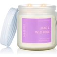 thumbnail image 1 of M&SENSE Lilac Wild Rose Scented Candle, 11.6oz Natural Soy Wax Non Toxic Candle for Home, 2 Wick 70Hours Long Lasting Aromatherapy Candle, Romantic Candles Scented for Wife Mom & Girlfriend, 1 of 8
