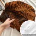 thumbnail image 4 of Twin Sze Fitted Sheet Set - Burnt Orange Forest 2 Piece Bedding Sets 16" Deep Pocket Fitted Sheet with 1 Pillowcase, Modern Pine Trees Mysterious Art Brushed Microfiber Hotel Luxury Bed Sheets, 4 of 9
