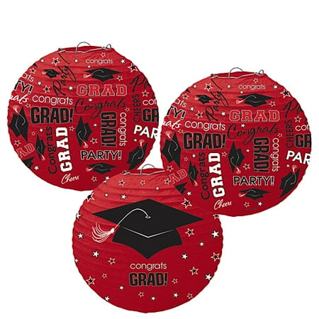 Graduation Printed Lanterns Decorations
