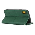 thumbnail image 3 of Dteck For iPhone XR 6.1 inch PU Leather Case,Luxury Flip Folio Card Slot Wallet Kickstand Magnetic Closure with Wrist Strap Protective Cover.For iPhone XR,Green, 3 of 9