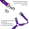 thumbnail image 6 of Gustave 2Packs Adjustable Pet Leash Seat Belt for Dogs and Cats, Nylon Seat Belt Strap, Dog Cat Seatbelt Harness for all Vehicles (Purple), 6 of 9
