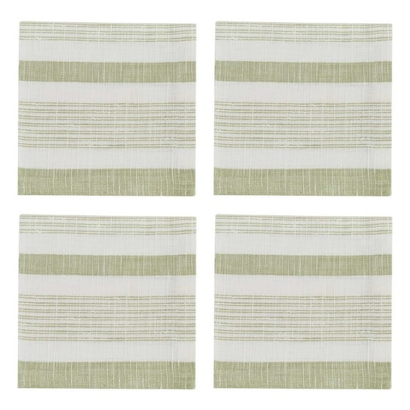 Split P Dawson Striped Green Napkin Set of 4