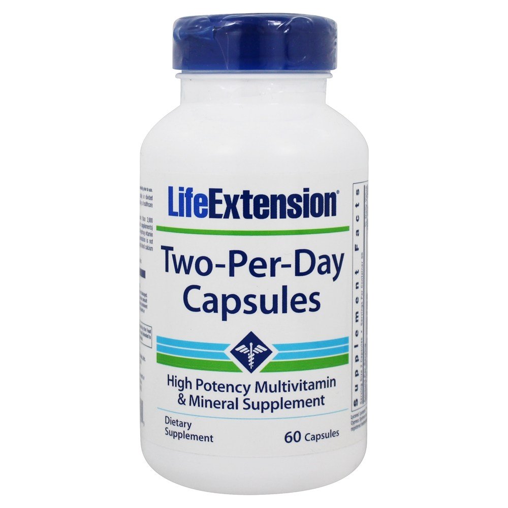 Life Extension TwoPerDay Capsule High Potency Multivitamin