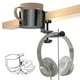 thumbnail image 4 of Luxury 2-in-1 Anti-spill Cup Holder With Under Desk Headphone Hanger black, 4 of 5