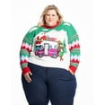thumbnail image 3 of Jollidays x Glitter and Lazers Women's Claus a Scene Sweater, Sizes S-5X, 3 of 11