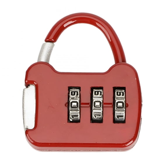 ZHZFKQ 2026 New 3 Digit Combination Lock,Combination Locker Lock,Gym Locker Lock Outdoor Padlock for Gate Case Wardrobe Office Red, Schools, Gyms, Storage Units, Sheds, Luggage