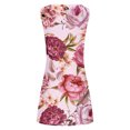thumbnail image 5 of SMihono Robe d'Été Grande Taille pour Femmes 2023 Mode Aguichant Vintage à Col Rond Sans Manches Imprimée Robes Rondes, 5 of 5