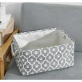 thumbnail image 2 of MesaSe Organize Clothes, Toys, and Laundry with a Cute Paws-Patterned Canvas Fabric Cube Folding Storage Basket With Handle (Medium - 36X27X17 CM), 2 of 5