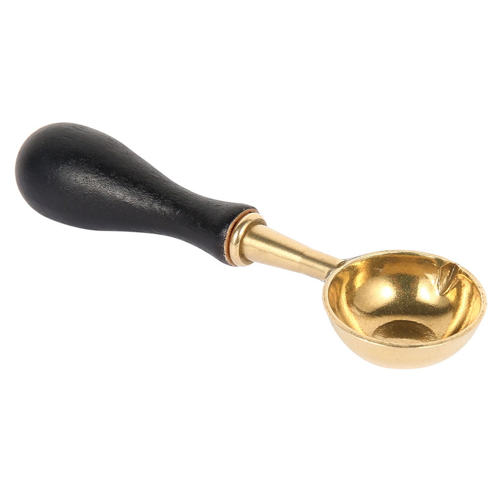 Sealing Wax Spoon for Melting Wax Dissolving Tool Wedding Invitation Luxury Gold 