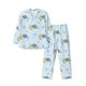 thumbnail image 1 of Fotbe Cartoon Turtle Pijama de Hombre con Estampado de Manga Larga, Conjunto de 2 Piezas, Ropa de Dormir Suave y Cómoda con Bolsillos-Large, 1 of 7
