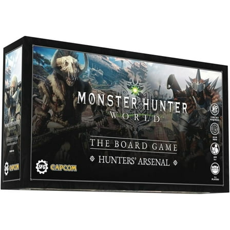 SteamForged Games Monster Hunter World The Board Game: Hunter's Arsenal Expansion 4-Player Game