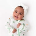 thumbnail image 5 of Bamboo Little Soft Zippered Baby Footie Pajamas, Baby Clothes, Newborn Sleepers, Bamboo Viscose, 2-Way Zipper, Bird of Paradise, 5 of 8