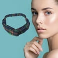 thumbnail image 3 of Unique Bargains 1 Pc Fashion Cross Elastic Hairband for Women Navy Blue, 3 of 6