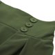 thumbnail image 3 of ICHUANYI Clearance Women Fashion Casual Skirt With Pockets Vintage High Waist Pleated Skirt(Army Green, S) Ichuanyi Ichuanyi, 3 of 7