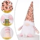 thumbnail image 5 of Juego de 3 gnomos navideños con purpurina con luz, gnomos navideños suecos de felpa hechos a mano de 30 cm con sombrero con purpurina, adornos de decoración de elfos navideños, para regalo de Acción de Gracias, decoración de mesa navideña brillar Electrónica, 5 of 5