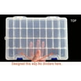 thumbnail image 4 of Boîte de Rangement en Plastique avec Compartiments - 34 Compartiments avec Séparateur Ajustable, 4 of 5
