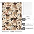 thumbnail image 2 of 6 Pcs Funny Kitchen Towels,Pug and Footprint Microfiber Dish Towels,Kitchen Tea Towels,Kitchen Towel Set (18" X 26"), 2 of 7