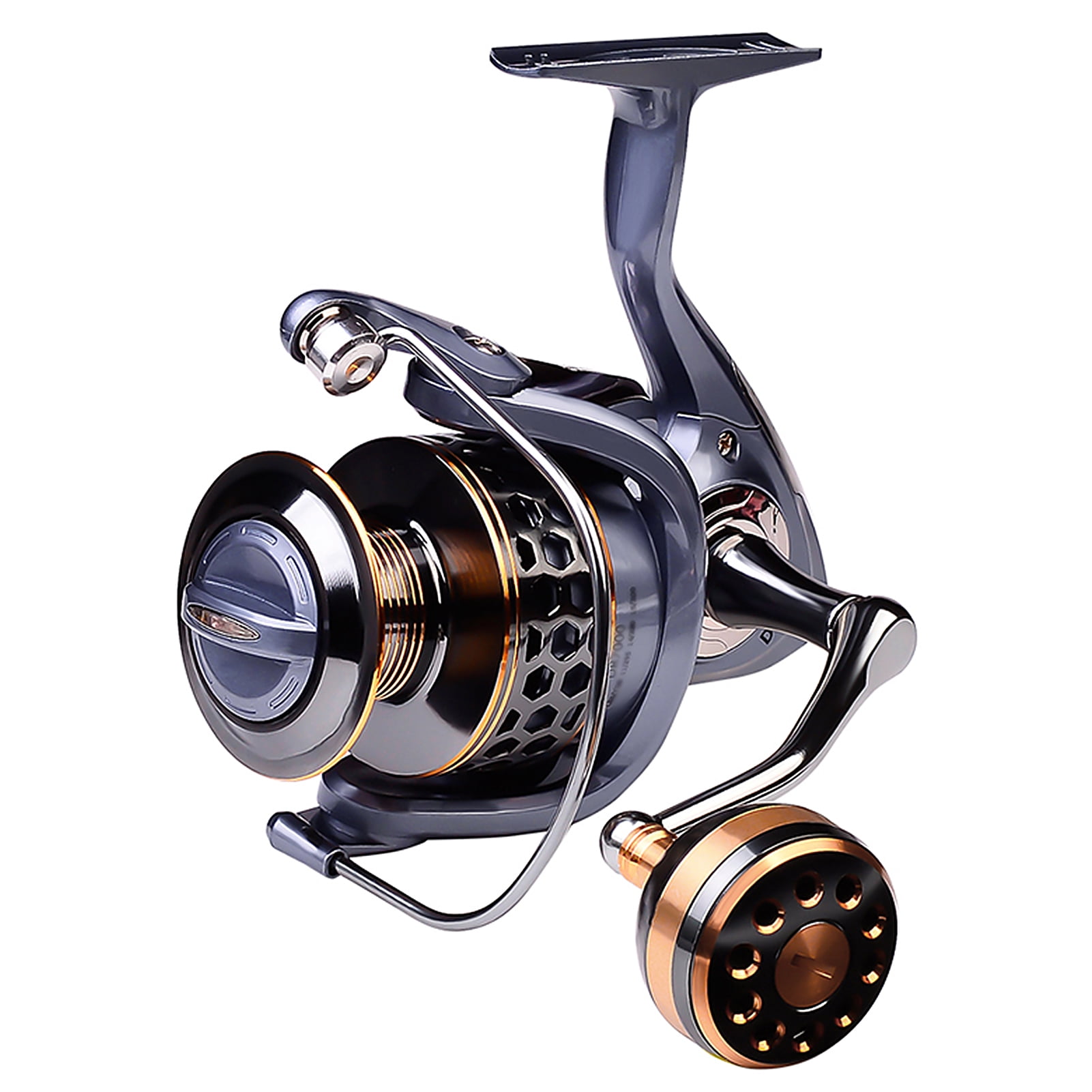 2000 5.2:1 Spinning Reel Fishing Reel Drag Power Spinning Wheel Long Casting 