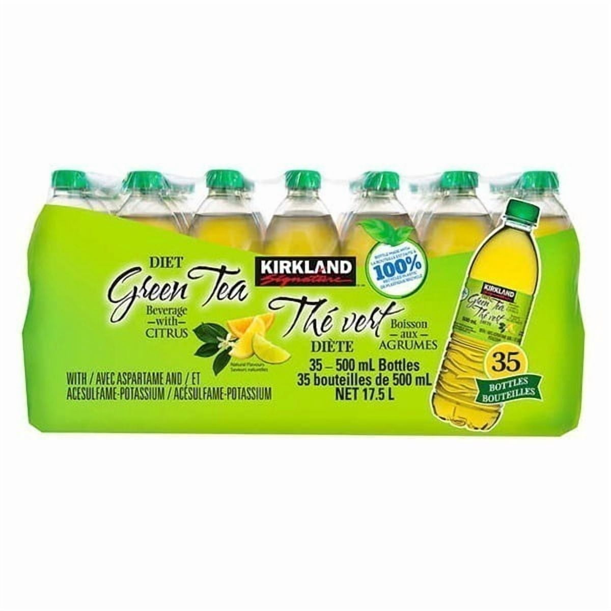 Kirkland Signature Diet Green Tea with Citrus Flavor 16.9 Ounce (34 pack)
