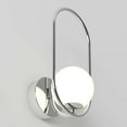 thumbnail image 5 of Artika Bloom Contemporary LED Wall Sconce Light Chrome Frosted Diffuser, 5 of 5