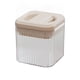 thumbnail image 2 of Contenedor de almacenamiento de alimentos con cierre hermético a presión 1 unidad bote de cocina hermético para granos diseño modular de plástico sin BP para una frescura duradera y, 2 of 8