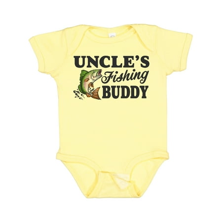 

Inktastic Uncle s Fishing Buddy Gift Baby Boy Bodysuit