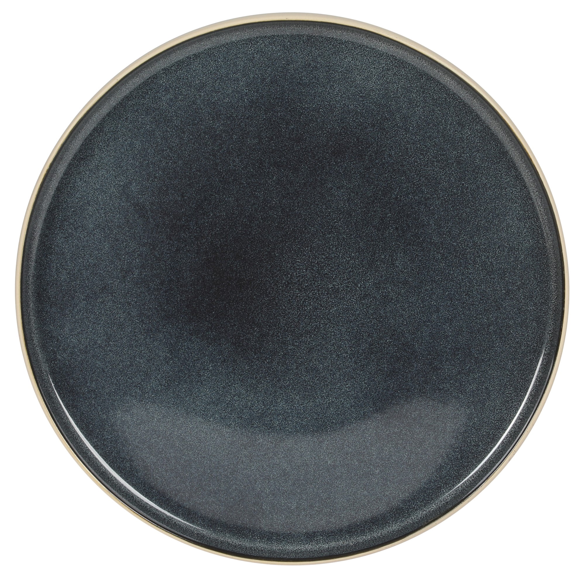 Gibson Elite Liberty Bay 16-Piece Pottery Clay Stoneware Dinnerware Set – Blue Reactive Glaze, Stackable Plates and Bowls W/ Pasta Bowl, Service for 4 – Microwave & Dishwasher Safe