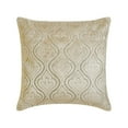 thumbnail image 3 of The HomeCentric Designer Throw Pillow covers Beige 24"x24" (60x60 cm) Velvet Geoetric, Cut Velvet Pillow Case For Sofa Chouch, Hotels, living, Bed Room, Geometric - Velvet Majestic Pearl, 3 of 10