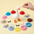 thumbnail image 6 of Yardvibe 18PC Desk Goose Outfits, 7 Inch Summer Mini Porch Goose Outfits Hats Sunglasses Swimming Ring Necklaces Dresses for Magnetic Geese Statue, Key Holder Table Decor (D), 6 of 9