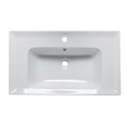thumbnail image 4 of EAgO BH003 White ceramic 32x19 Rectangular Drop in Sink, 4 of 5