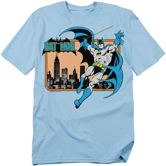 DC Comics Batman In The City Mens Short Sleeve Shirt