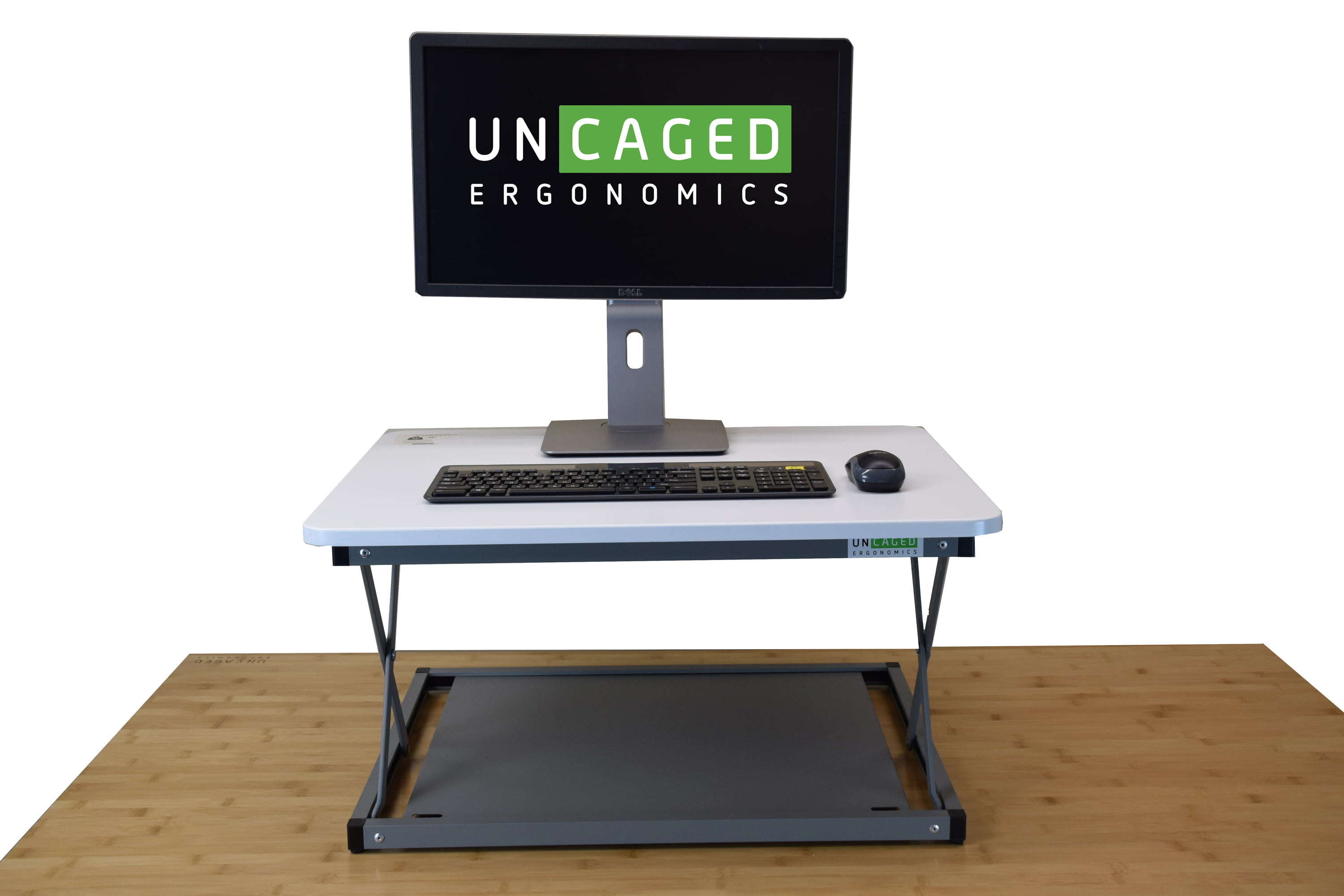 build your own adjustable standing desk converter