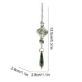thumbnail image 3 of CuiLiyq Crystal Finial Ornaments for Christmas Tree Decorations, Plastic Hanging Crystals, Clear Plastic Finial Drop Christmas Ornaments for Centerpiece Chandelier Decor Party Supplies (A), 3 of 6
