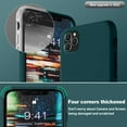 thumbnail image 2 of for iPhone 11 Pro Max Case, Soft Liquid Silicone Slim Rubber Full Body Protective iPhone 11 Pro Max Case Cover (with Soft Microfiber Lining) Design for iPhone 11 Pro Max - Teal, 2 of 14