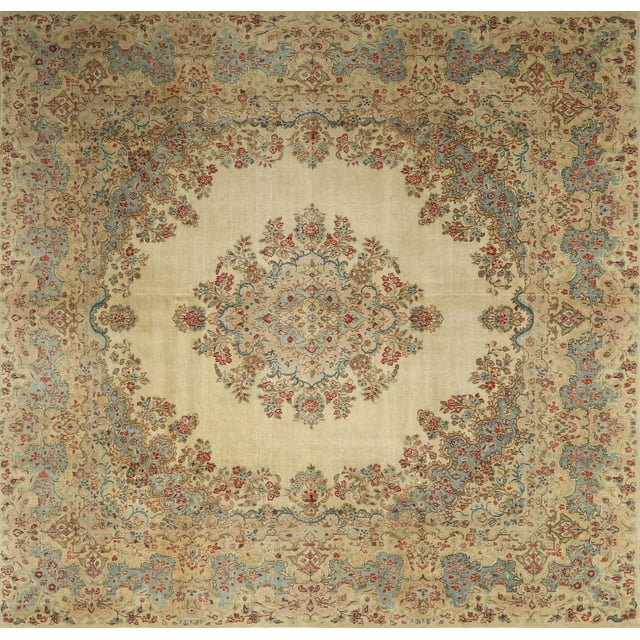 Ahgly Company Machine Washable Indoor Rectangle Traditional Light Brown Area Rugs, 4' x 6'