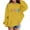 Yellow, variant on Girls Hoodies Long Sleeve Spring Jesus Letter Graphics Hooded Kids Boys Pullover