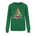 thumbnail image 4 of Women Christmas Top Funny Xmas Graphic Sweatshirts Christmas Sweater Trendy Pullover Tops Holiday Cozy Casual Oversized Sweatshirts, 4 of 6