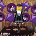 thumbnail image 4 of PMU Graduation Jumping Smiley Grad Balloon Bouquet | Jumping Grad Mylar Balloons | Jump for Joy Graduation Smiley Grad Balloon | Grad Foil Balloons | Purple (5/Pkg) Pkg/1, 4 of 8
