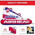 thumbnail image 4 of Airhead Stars & Stripes Big Mable Inflatable Heavy-Duty Nylon Covered Towable Tube, 1-2 Riders, Max Weight 240 lbs, 4 of 6