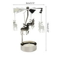 thumbnail image 3 of SIEYIO Rotary Candle Holder Creative Rotating Candlestick Tea Light Candle Holder Party Gift for Women Wife Children Girl, 3 of 21
