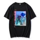 thumbnail image 2 of Camiseta algodón Anime Harajuku Ayanami Rei para hombre/Momen, camiseta de manga corta de gran tamaño, Tops de primavera y verano, 2 of 5
